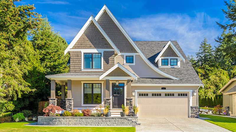 Siding installation project in Conifer Colorado foothills