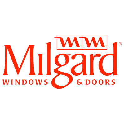 Milgard moving glass walls and patio doors logo