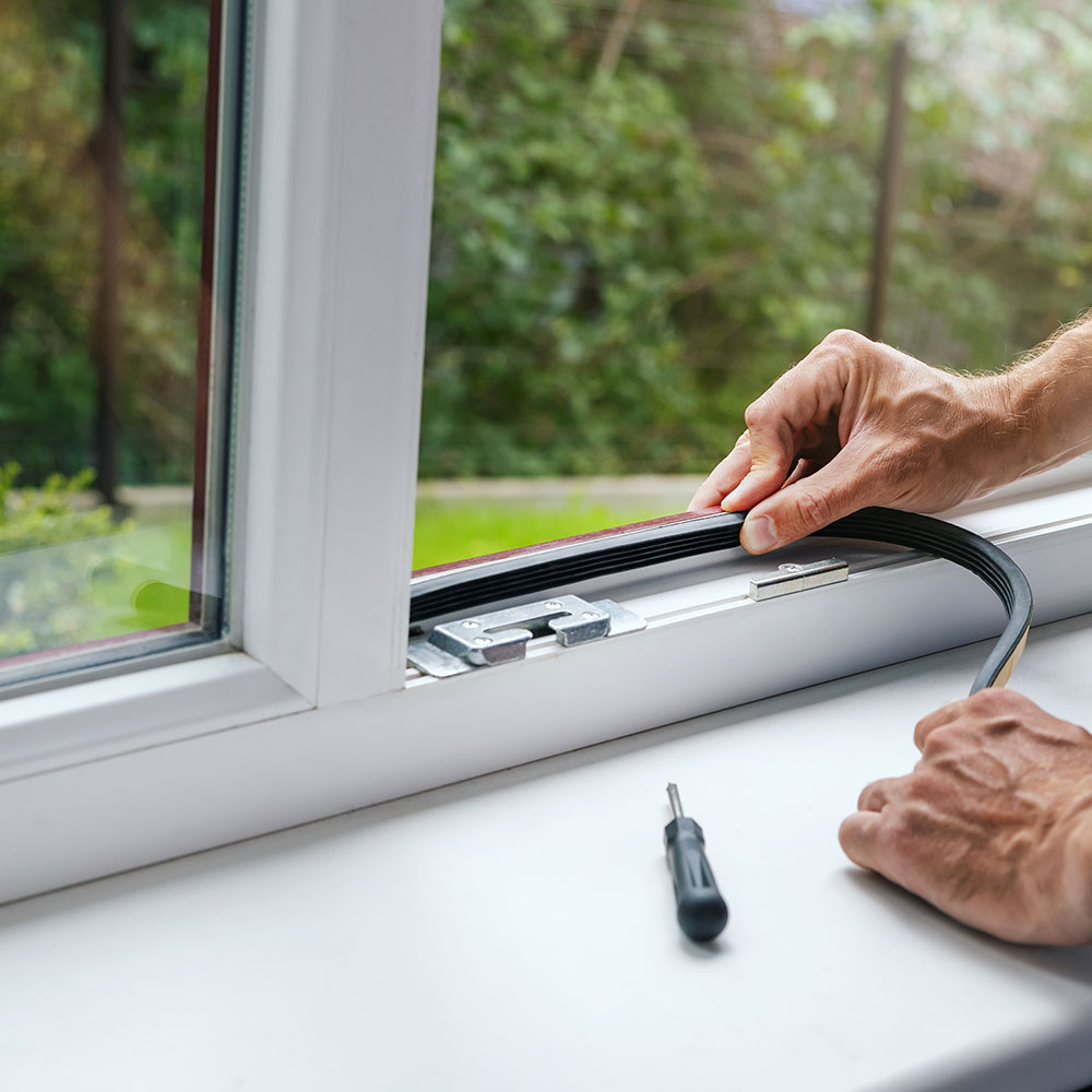 Close-up of quality window installation details and clean trim finish