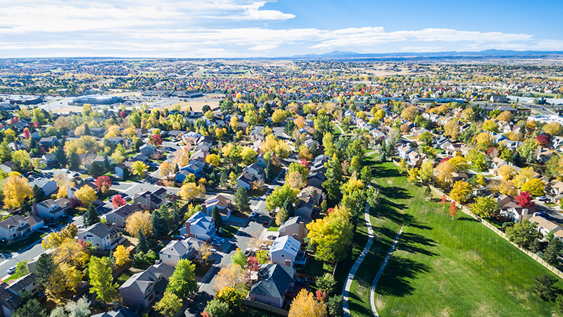 Aurora neighborhood home with new windows