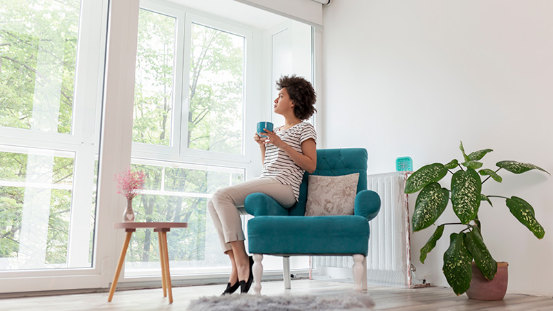 Erie neighborhood home with new windows