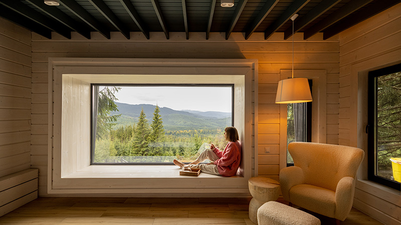 Evergreen foothills home with new windows